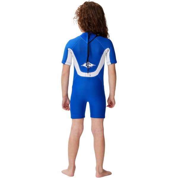 Rip Curl Omega 1.5mm Back Zip 2026 Groms Springsuit Våddragt 000TSP - Blue